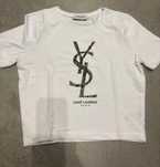 Top YSL m biały rękaw