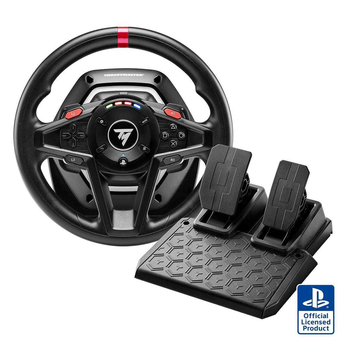 Volante + Pedais Thrustmaster T128 Force Feedback PS5/PS4/PC, Novo