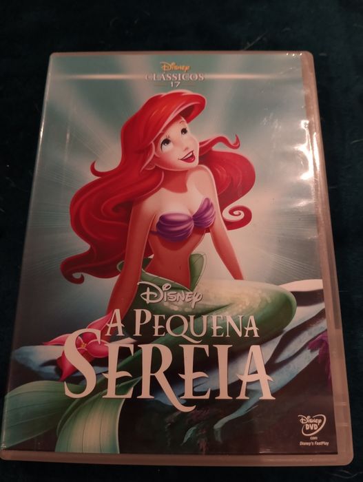 DVD Disney a pequena sereia