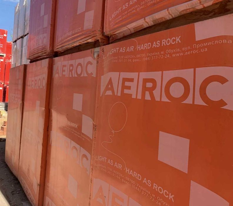 Купити газоблок Aeroc зі складу