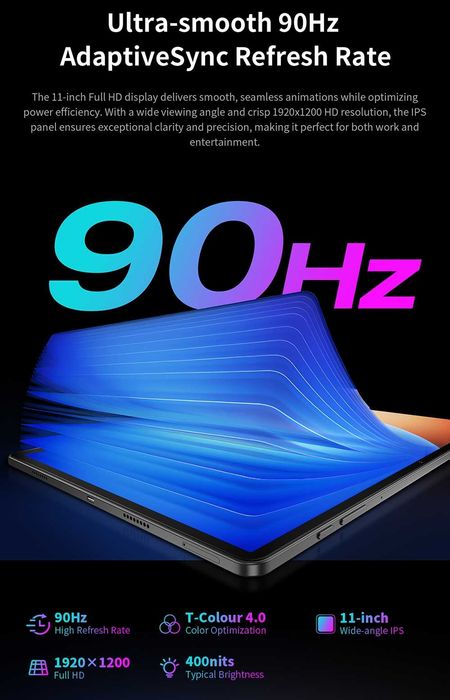 Планшет Teclast T50 MAX 20/256GB 11" LTE (2SIM) + оригінальний чохол