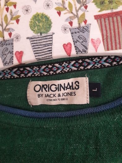 Originals by Jack & Jones piękny, stylowy sweter cotton extra r M/L
