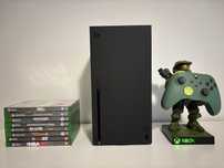 Xbox Series X 1Tb + 2x Pad + 8 Gier + Pokrowiec