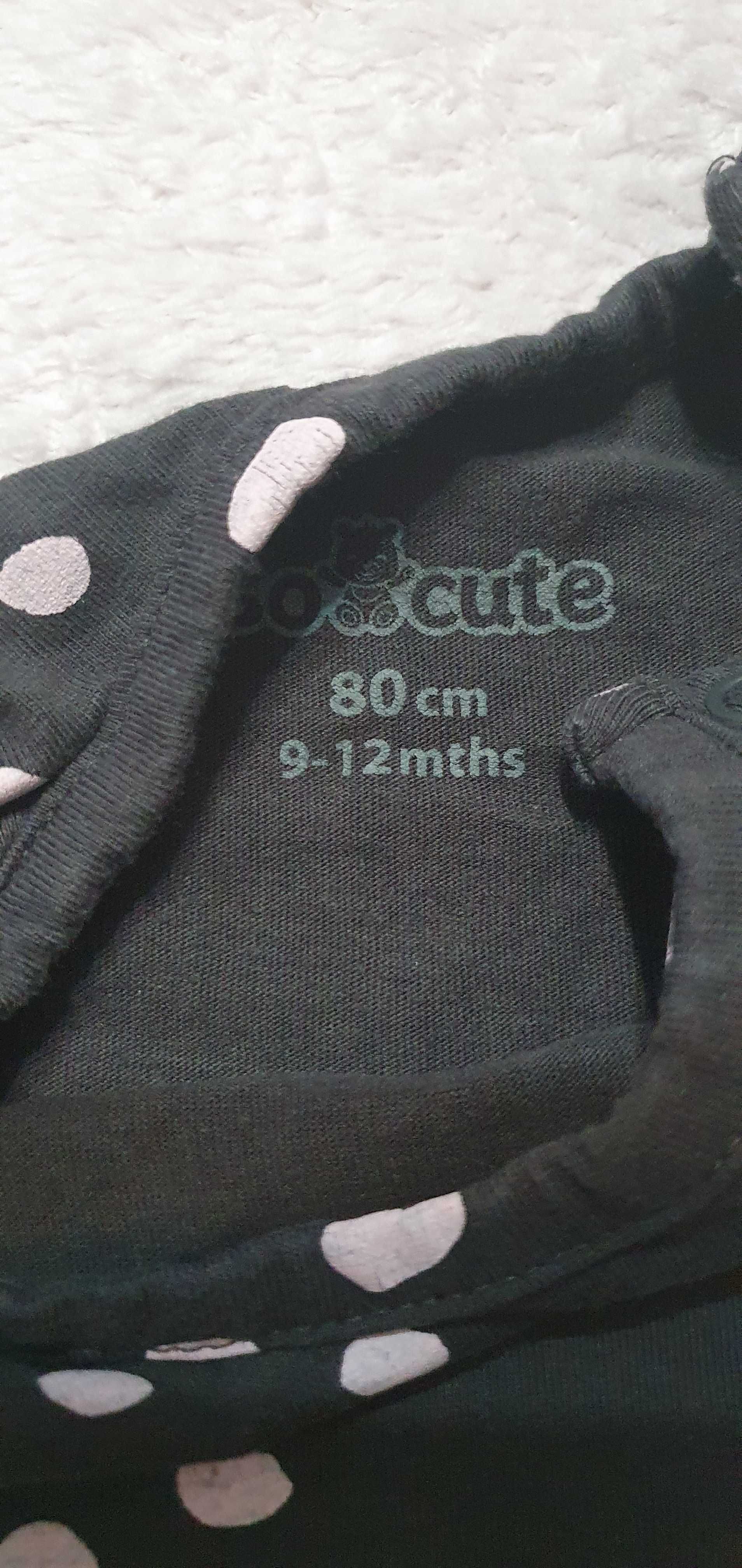 Bluzki i body 80 cm dla dziewczynki
