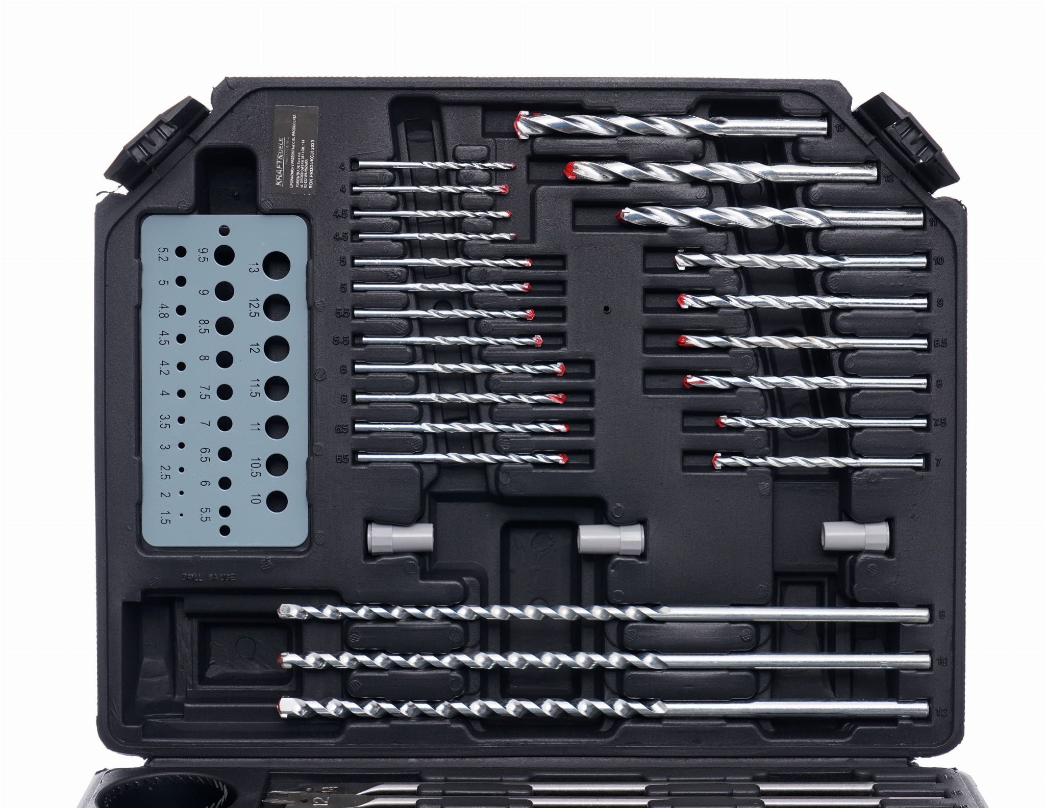 Komplet otwornic, dłut, bitów 300el. KD998