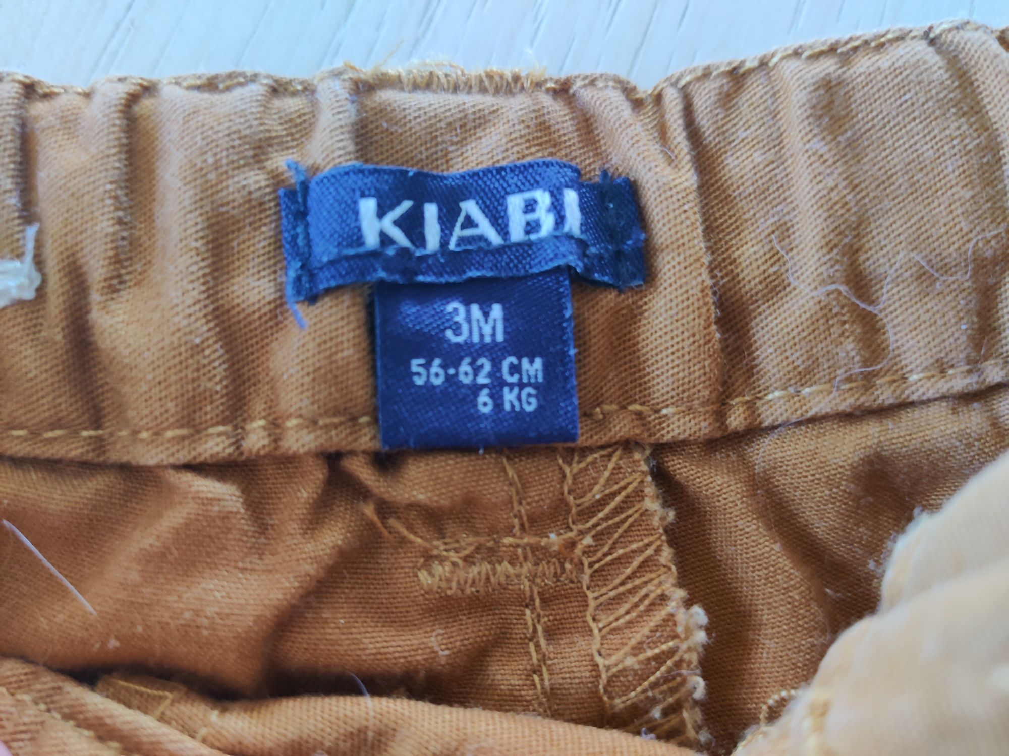 Spodnie chino Kiabi roz. 62