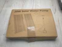 Pompa fontanna solarna 20 W do oczka wodnego
