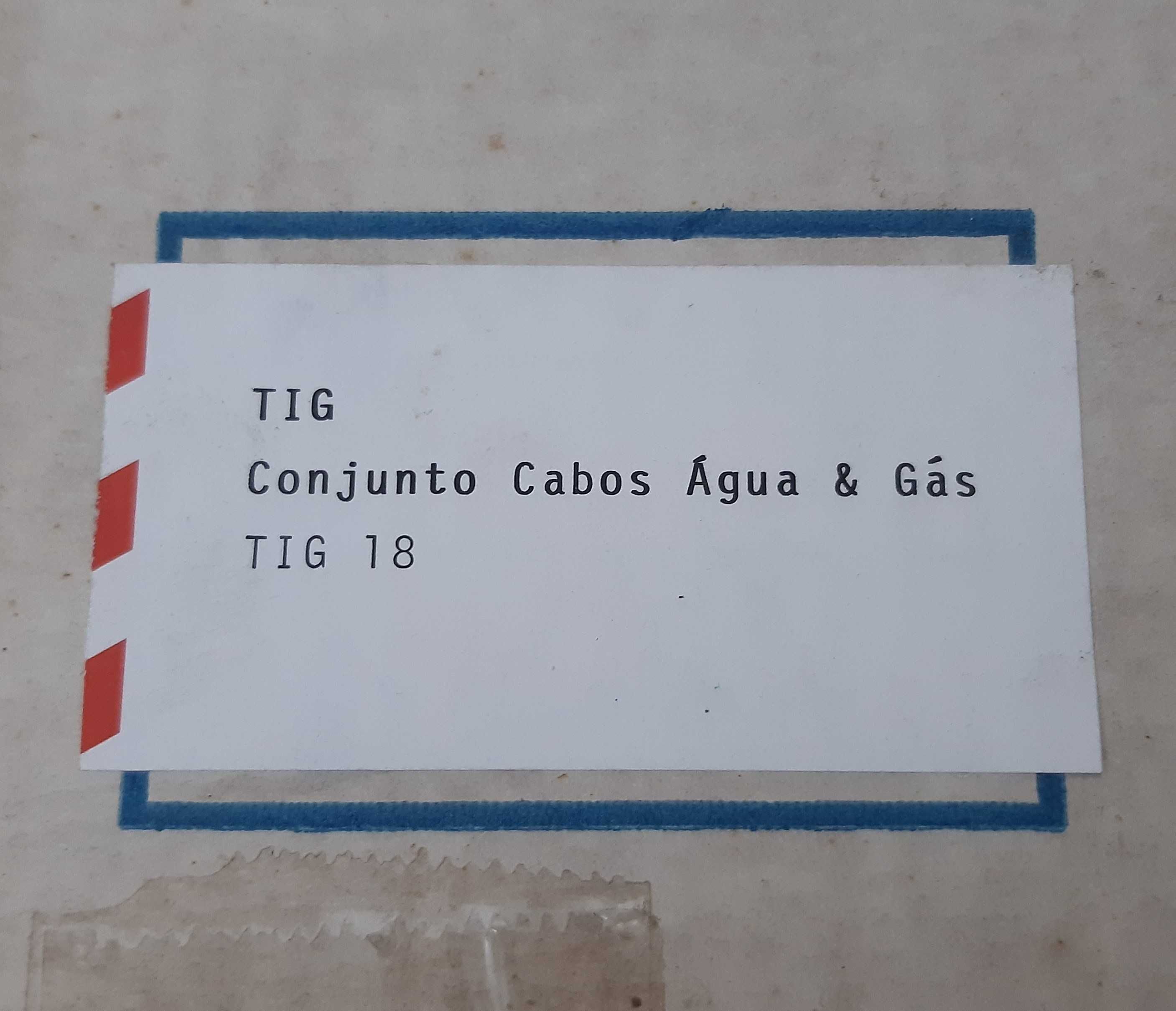 Conjunto Cabos Mangueiras Água Gás p/ Tocha Soldadura TIG 18 Novos