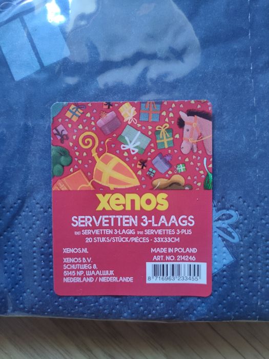 Zestaw serwetek papierowych