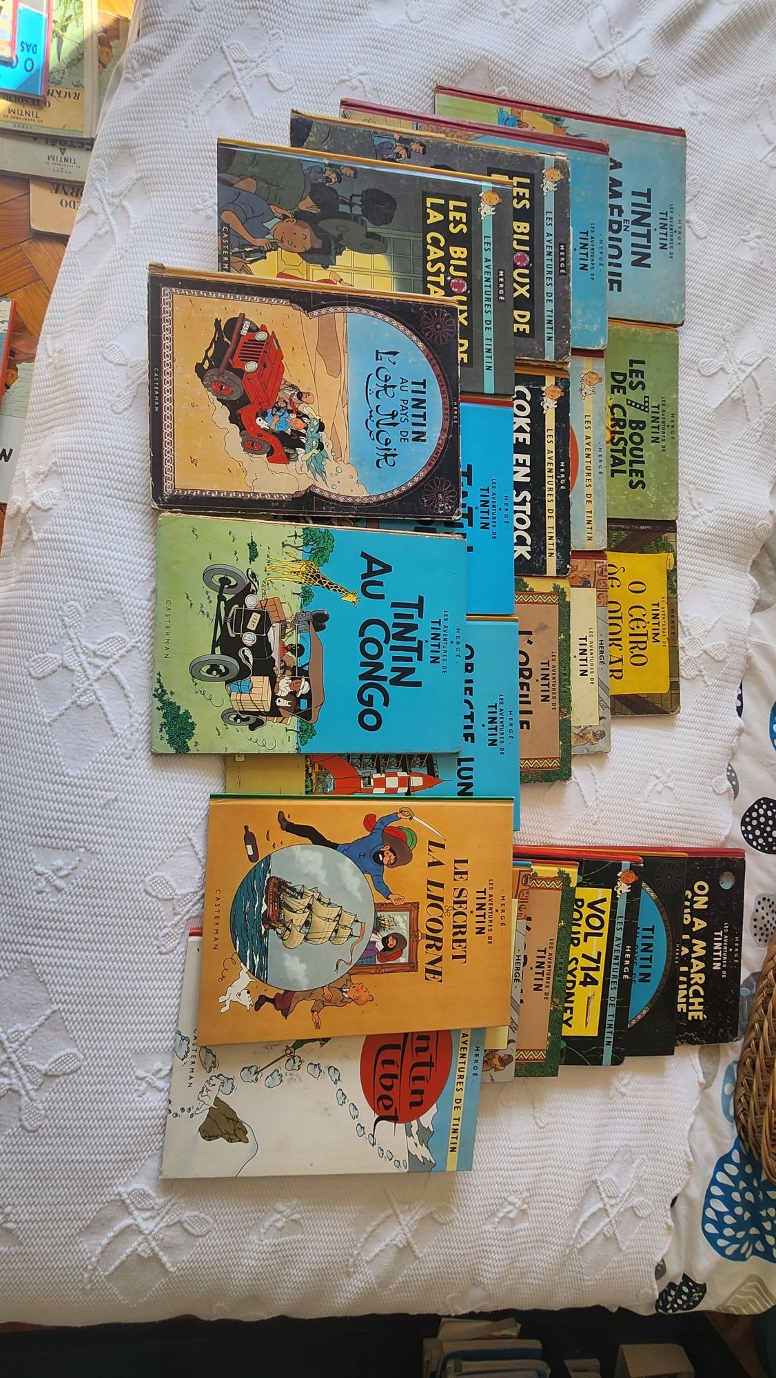 Livros Tintin PT e FR