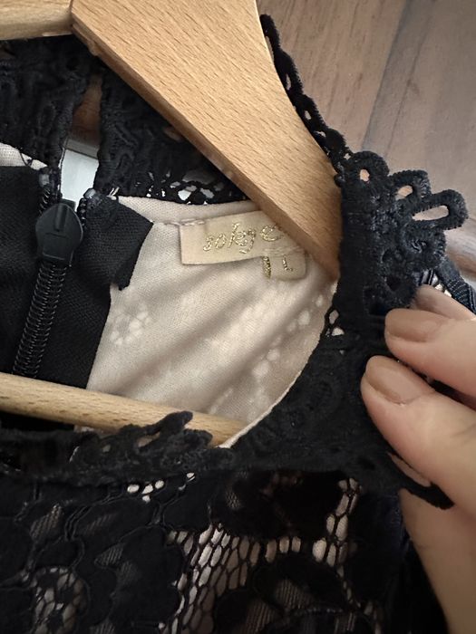 Elegancka koronkowa sukienka M/38 koktajlowa wesele chrzciny