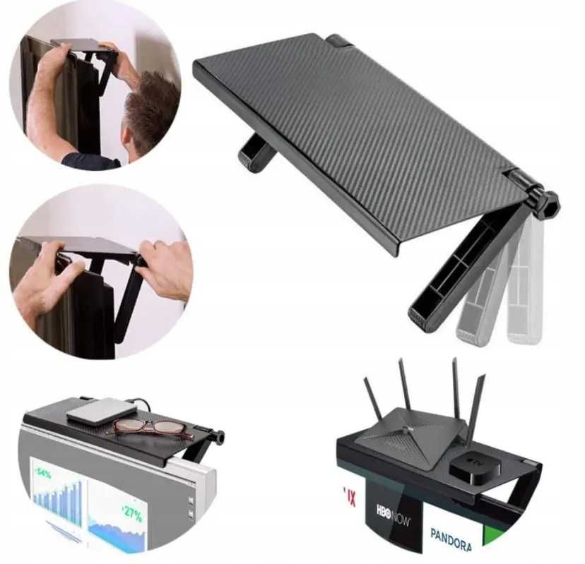 PÓŁKA na telewizor tv monitor uchwyt dekoder router modem dvbt DVB-t