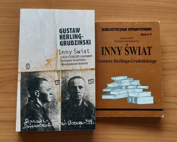 Inny Świat Gustaw Herling-Grudziński + opracowanie (2 książki razem)