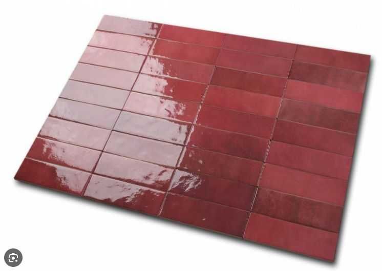 płytki ścienne artisan burgund 6,5x20 equipe
