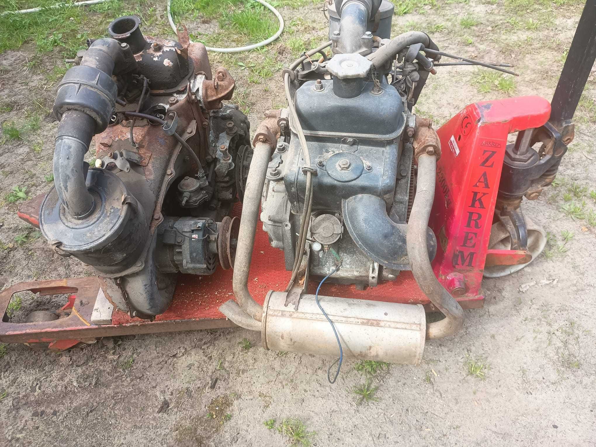 2x silnik z skrzynią biegów Fiat 126p maluch