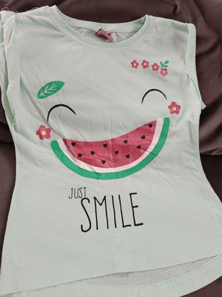 Koszulka t-shirt bluzka lato wakacje 116