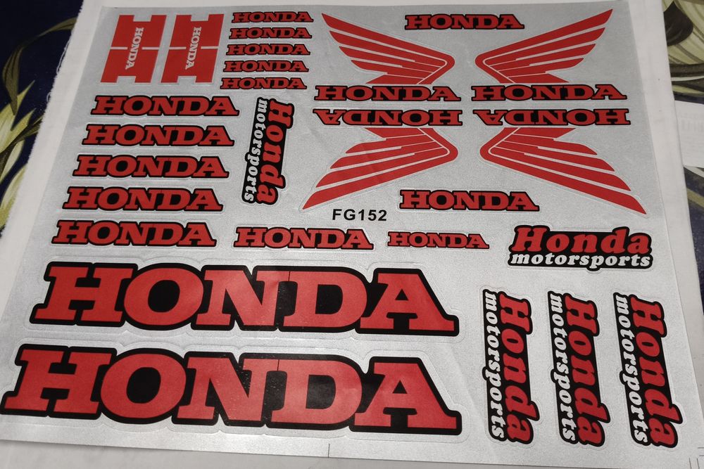 Pack de Autocolantes Adesivos Honda Cbr...Hornet... Shadow