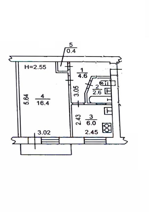 Продам 1 кімнатну 32 кв.м., вул. Метрологічна, 2-А, Голосіївський р-н