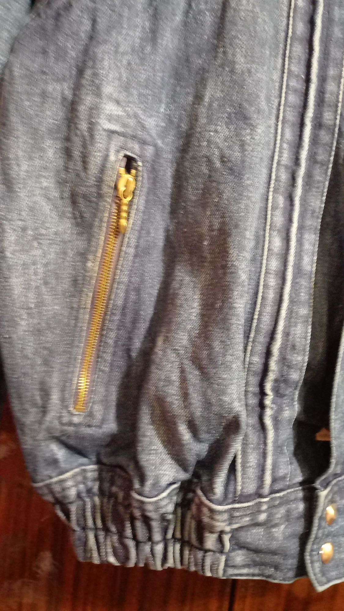 Куртка джинсовая на хутряній підкладціі