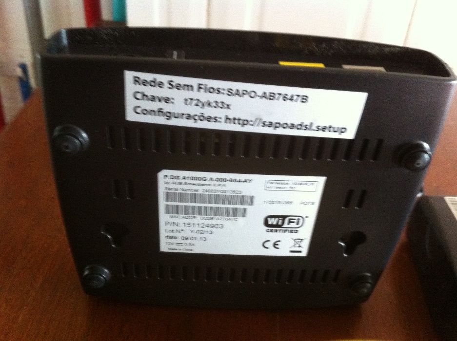 router wifi ADB /sapo