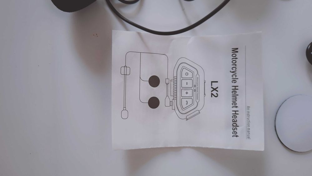 LX2 Bluetooth Motorcycle Helmet Headset Headphone