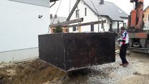 Szambo zbiorniki betonowe o pojemności 6m3 z Apobatą