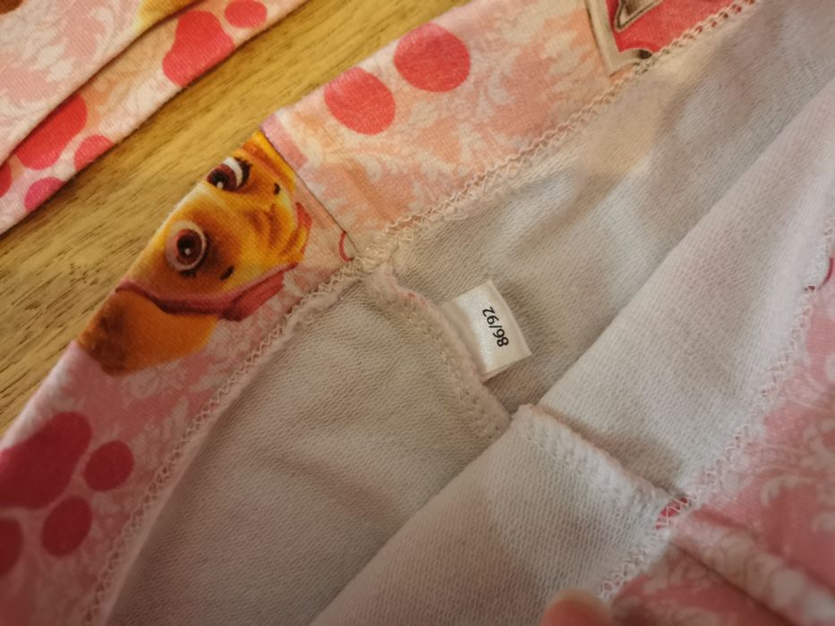 Komplet, dres ze Skye. Psi patro. Spodnie i bluza. Rozmiar 86-92