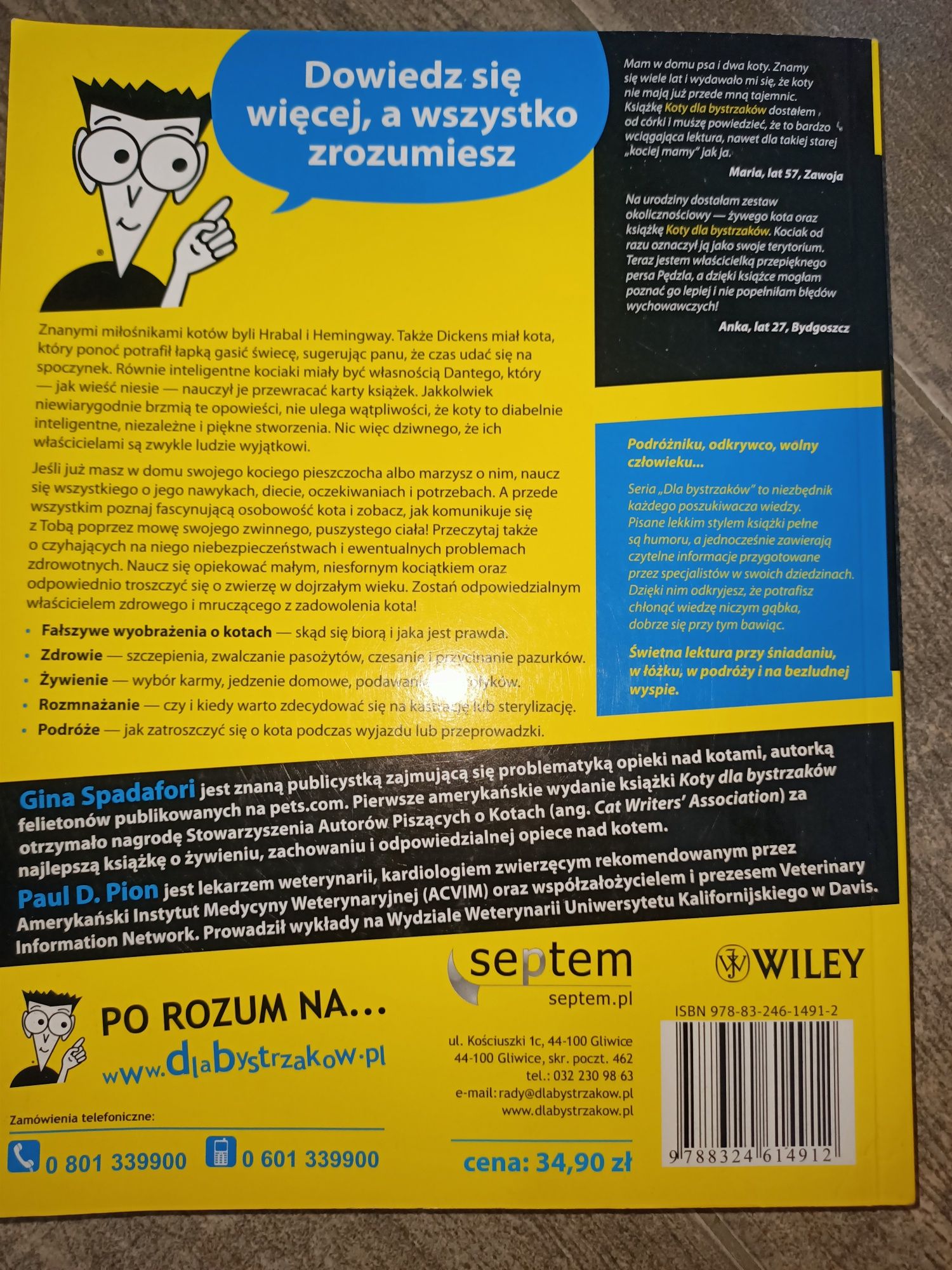 Koty dla bystrzaków Spadafori Pion