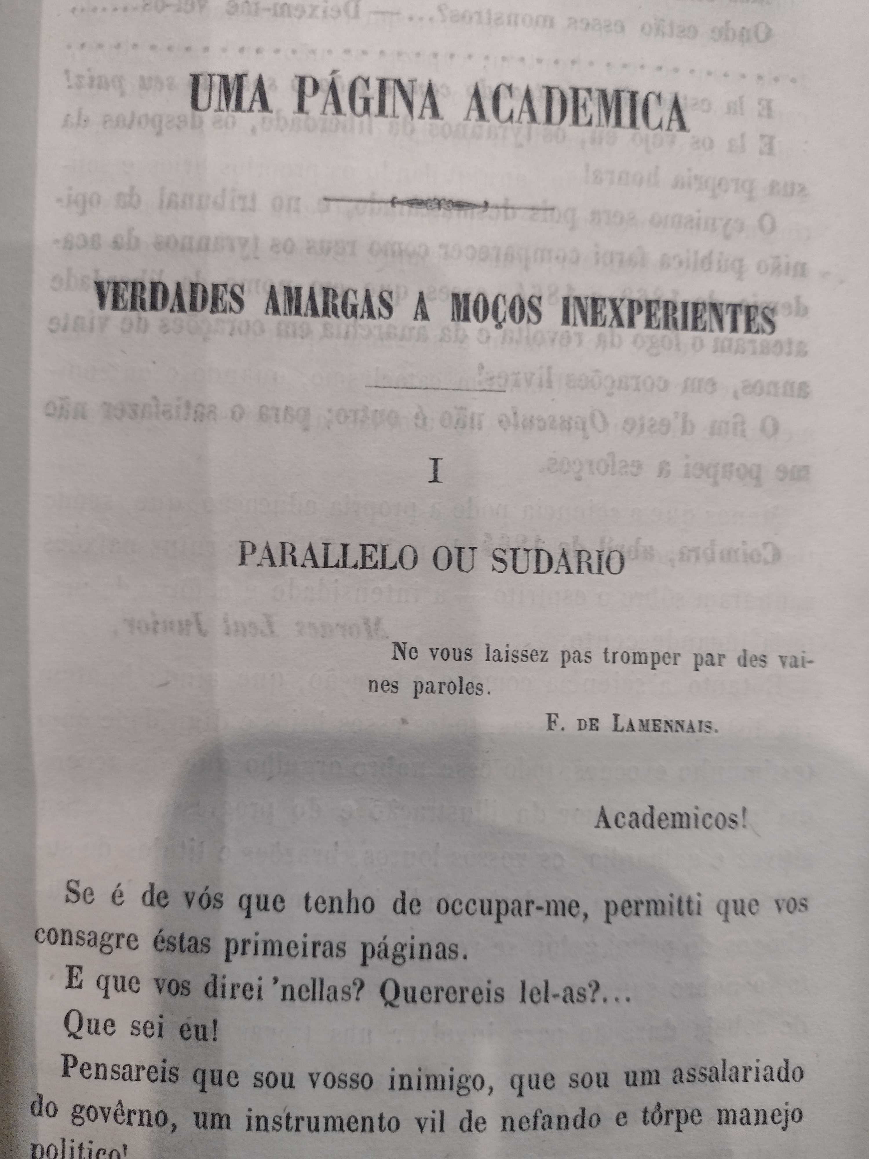 Coimbra - Rodrigo Velloso 1863 / A. B. de Moraes Leal Junior 1864