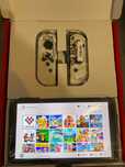 Nowa konsola Nintendo Switch OLED – przerobiona  + karta 256 GB + etui