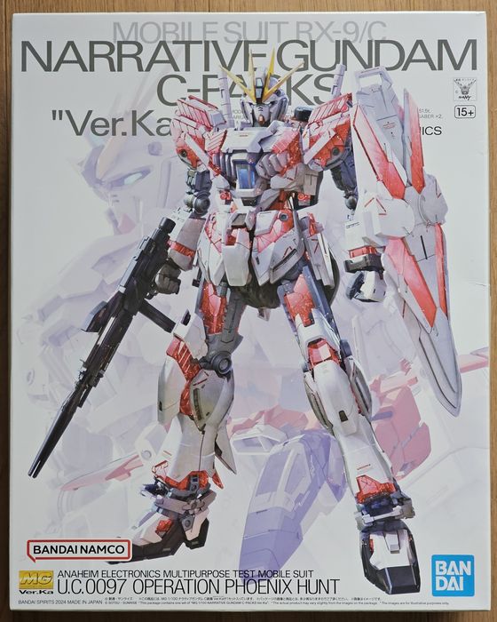 MG RX9/C GUNDAM Narrative C-Pack