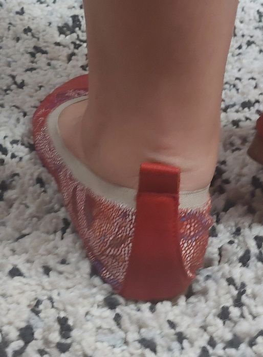Buty damskie, baleriny skórzane, rozm. 38