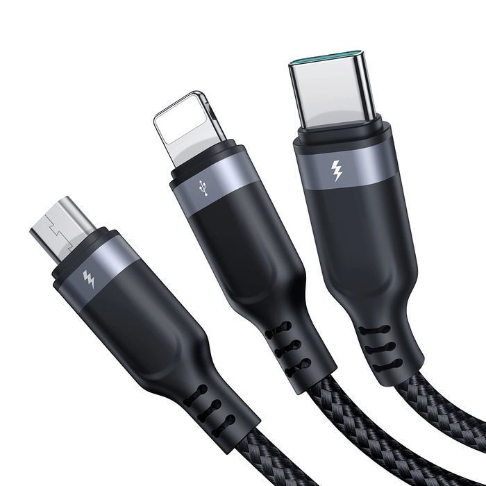 Kabel 3w1 Joyroom Multi-Use Series Lightning USB-C micro USB 30 cm