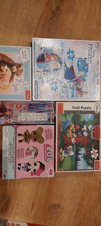 Puzzle frozen, lol surprise,, Mickey mouse