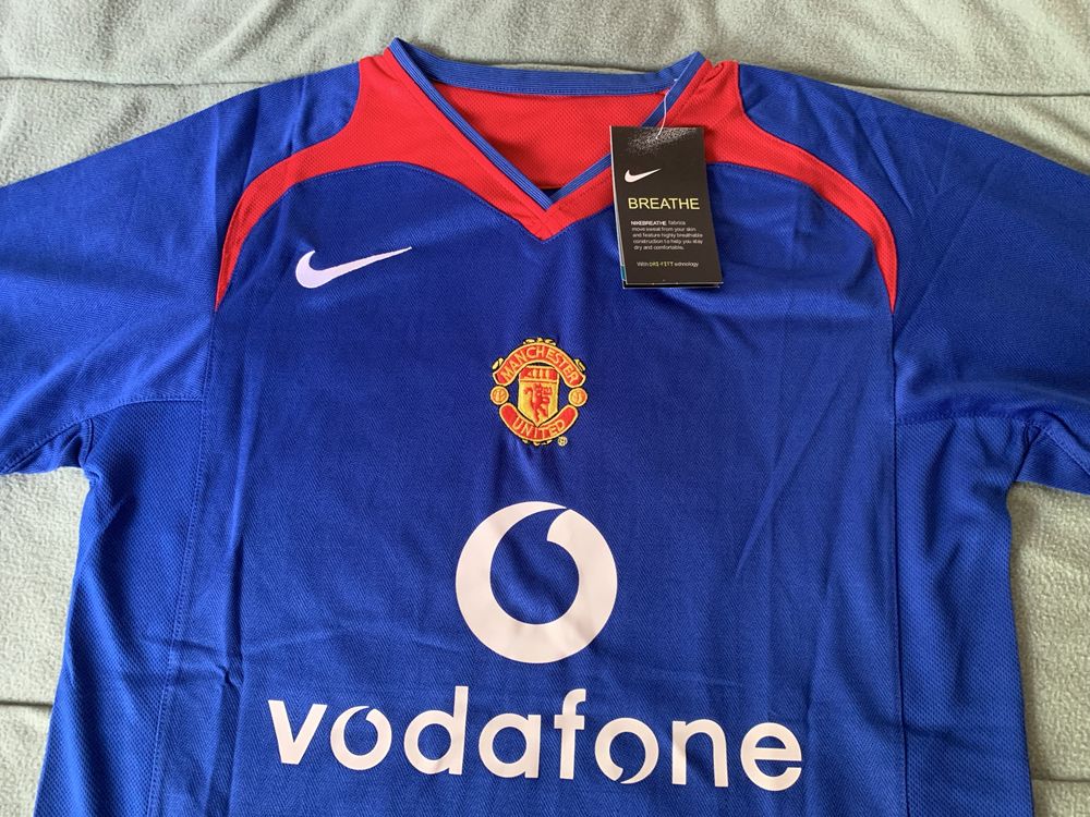 T-Shirt Ronaldo 7 Manchester United fora azul S Nike 2005/2006