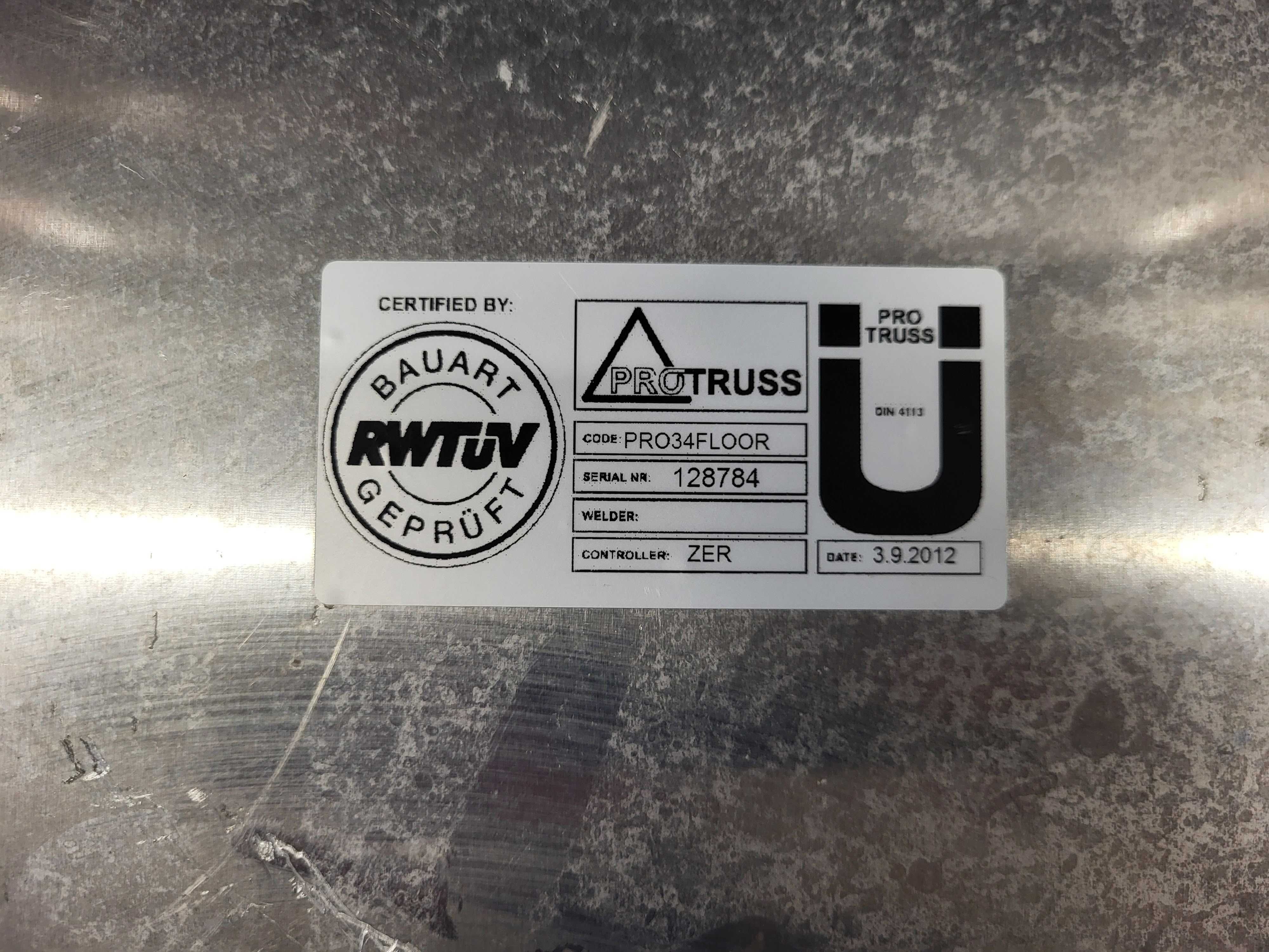 Podstawa Baseplate PRO34 FLOOR PROTRUSS // FAKTURA (dostępne 2szt)