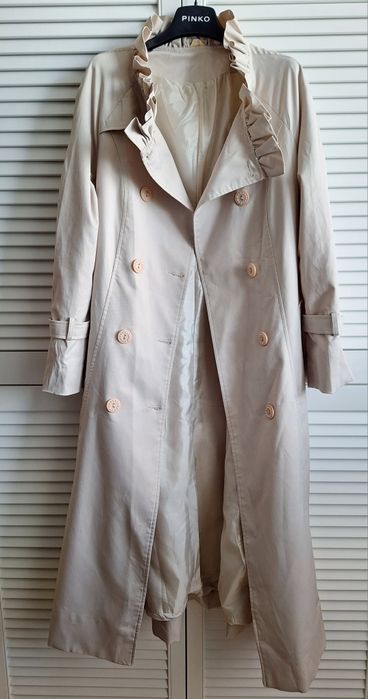 Sahrem trencz długi beż L XL