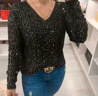 Sweter w cekiny Sinsay