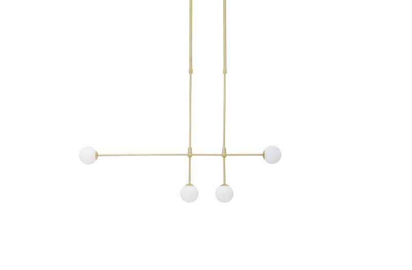 Lampa wisząca Moon złoto - biała G9 maks. 4 W