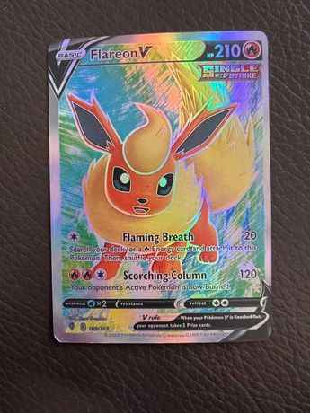 Pokémon Card Flareon V #169
