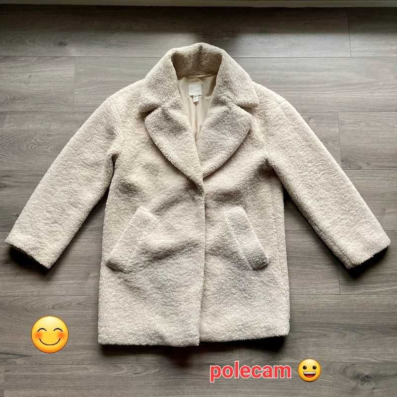 Płaszczyk beżowo-kremowy