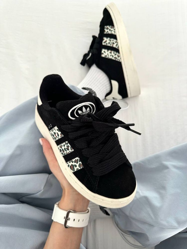 Кросівки жіночі Adidas Campus Leopard Black 36-40