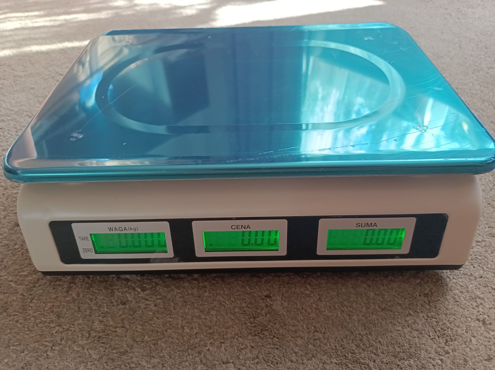 NOWA WAGA SKLEPOWA elektroniczna 30, 40 kg AKUMULATOR + BATERIE!!!