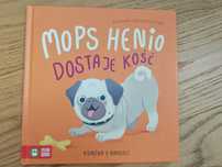 Książeczka Mops Henio dostaje kość