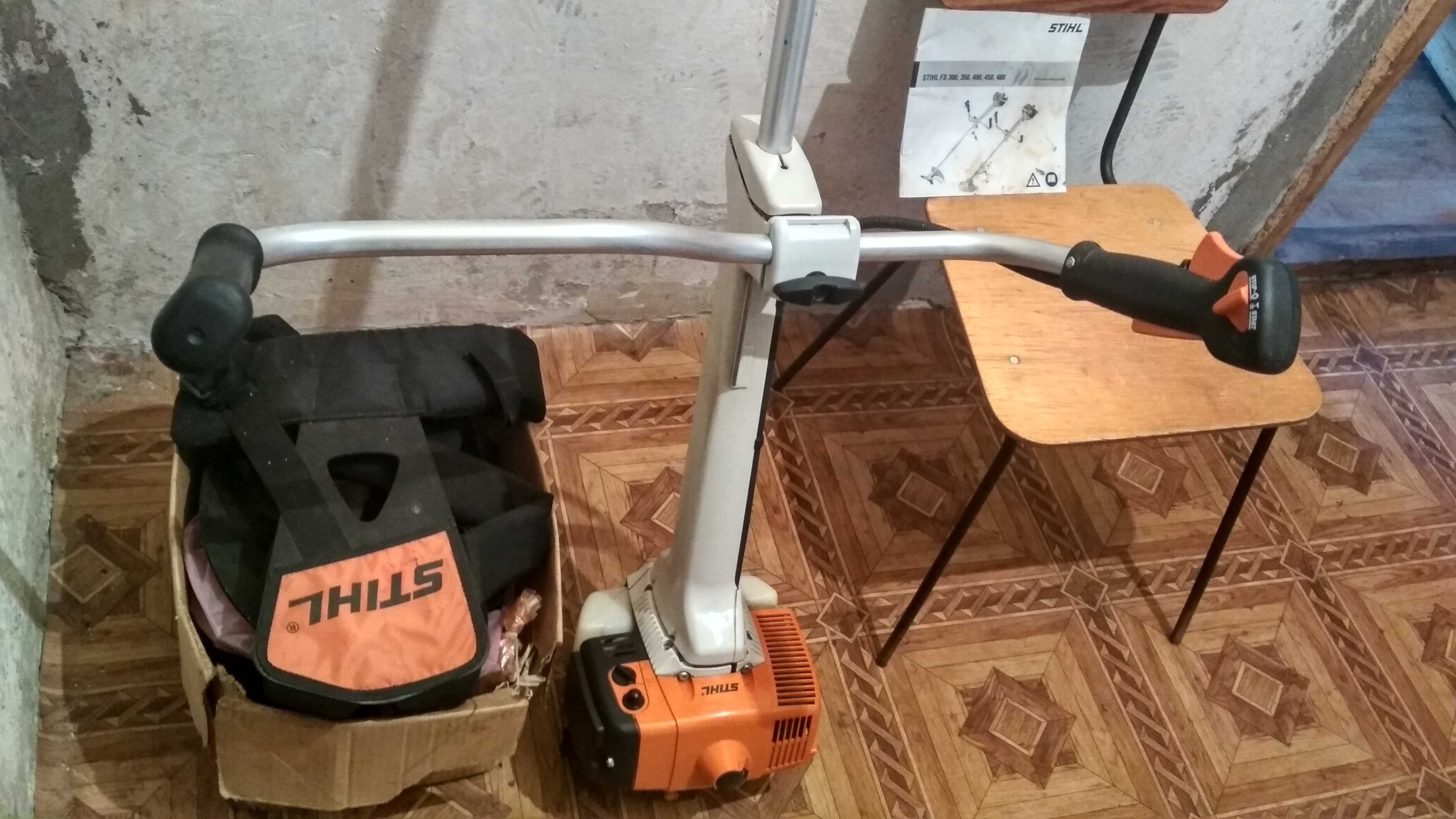 Мощный профессиональный кусторез ШТИЛЬ STIHL FS 400 (бензокоса)