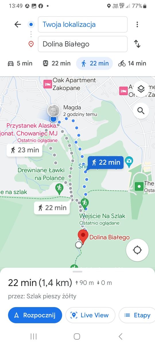 Pokoje Zakopane Ścisłe Centrum