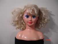 Busto de boneca para pentear e pintar