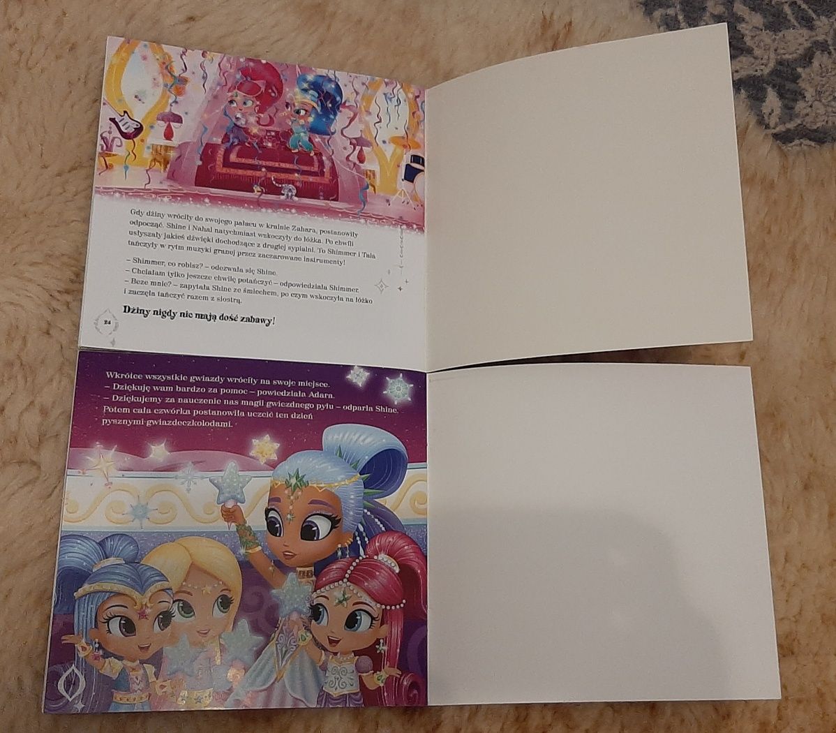 Shimmer&Shine książeczki nr 9 oraz 11