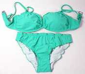 Bikini seledynowe stretch Rozmiar 40 80 C
