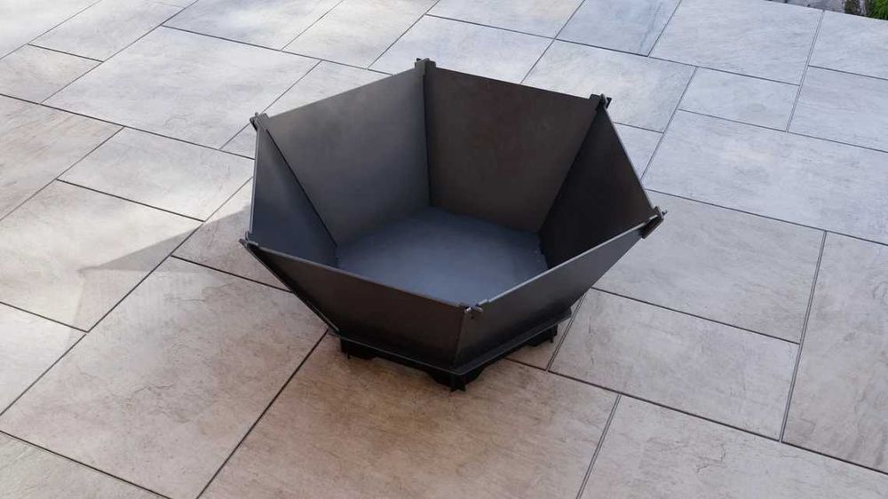 Nowoczesne palenisko ogrodowe grubość 3mm